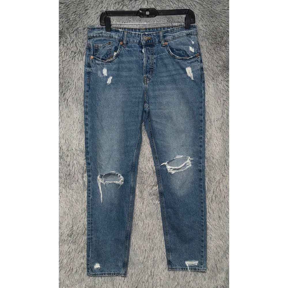 Divided by H&M Blue Denim‎ Jeans Distressed Ripped Size US 6 EUR 38